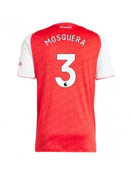 Arsenal Cristhian Mosquera #3 Replika Hemmakläder 2025-26 Kortärmad